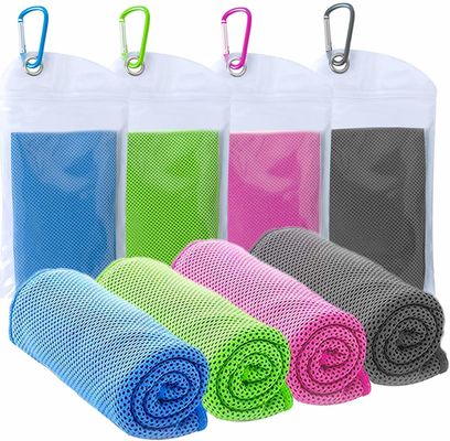 Quick Dry 12x40'' Microfiber Sport Towel Custom Logo Instant Cool