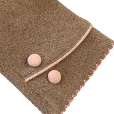 Custom Embroidery Winter Warm Gloves Mittens Thermal Thick Touchscreen For Women