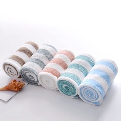 Polyester Polyamide Microfiber Turban Towel / Microfiber Hair Bonnet 500gsm